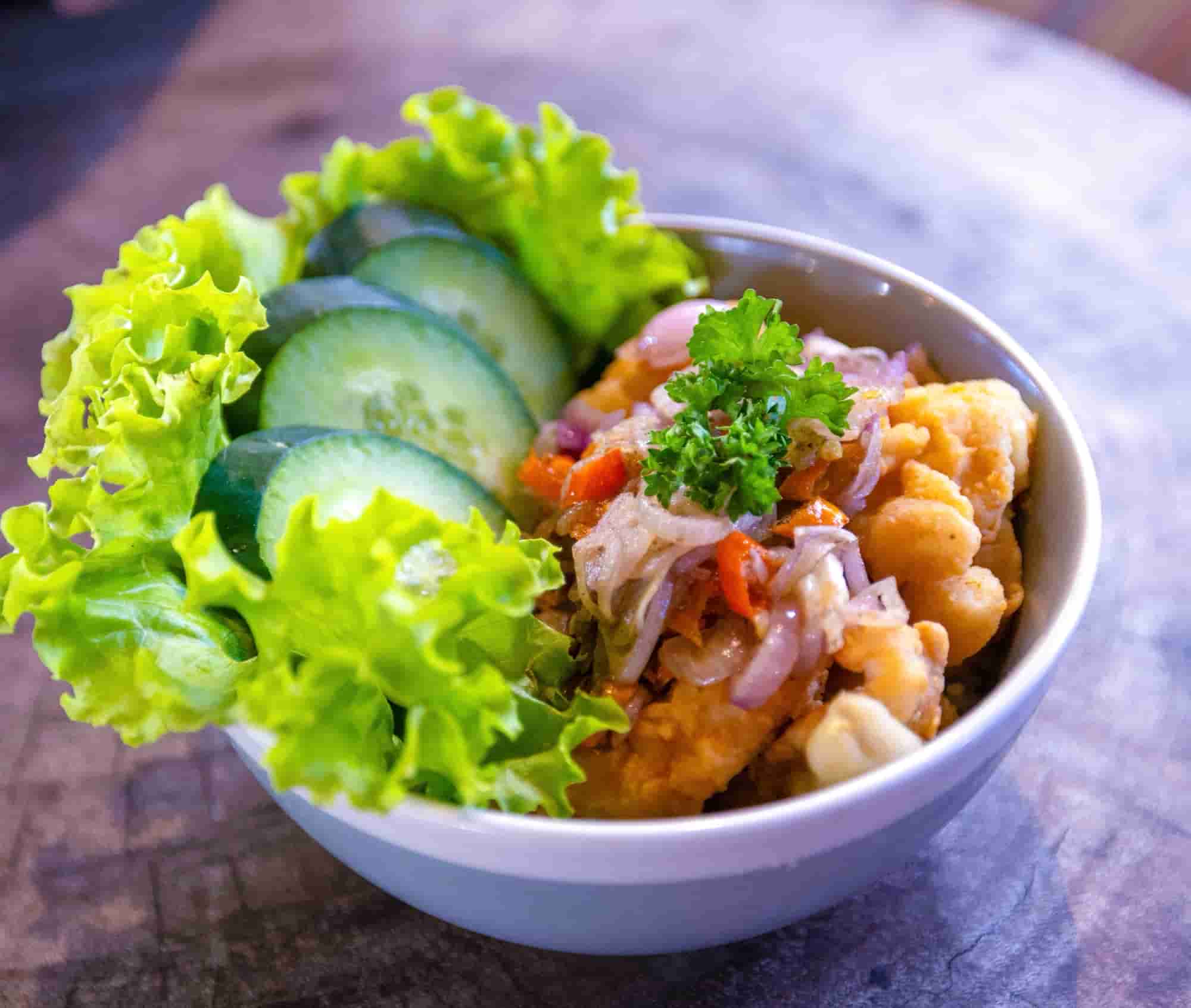 Balinese peanuts dish