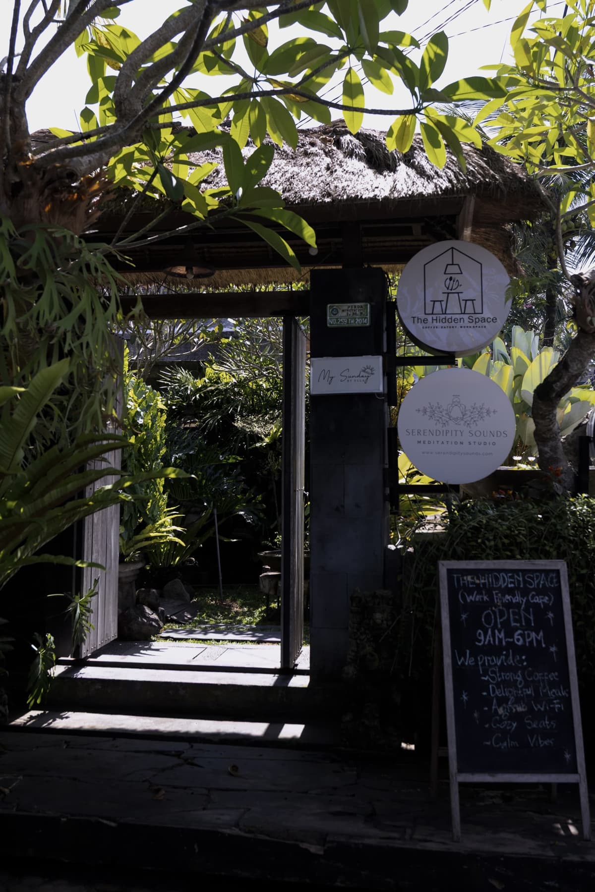 Entrance to The Hidden Space